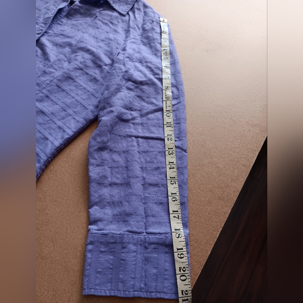 Rafaella Lilac-Purple Button-Up Size 14 - Picture 10 of 12